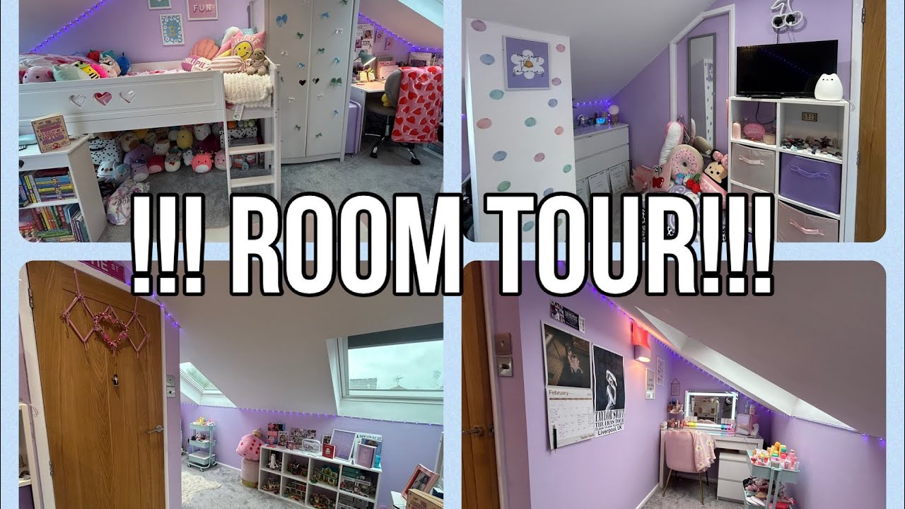ULTIMATE ROOM TOUR!!!! *MOST REQUESTED VIDEO* 💜