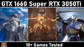 GTX 1660 Super Vs 3050ti Benchmark in 1080p