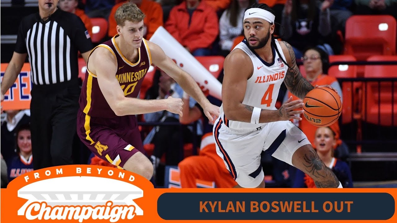 Кайлан Босвелл из Иллинойса выбыл из строя из-за перелома руки, ожидается, что он вернется через ...