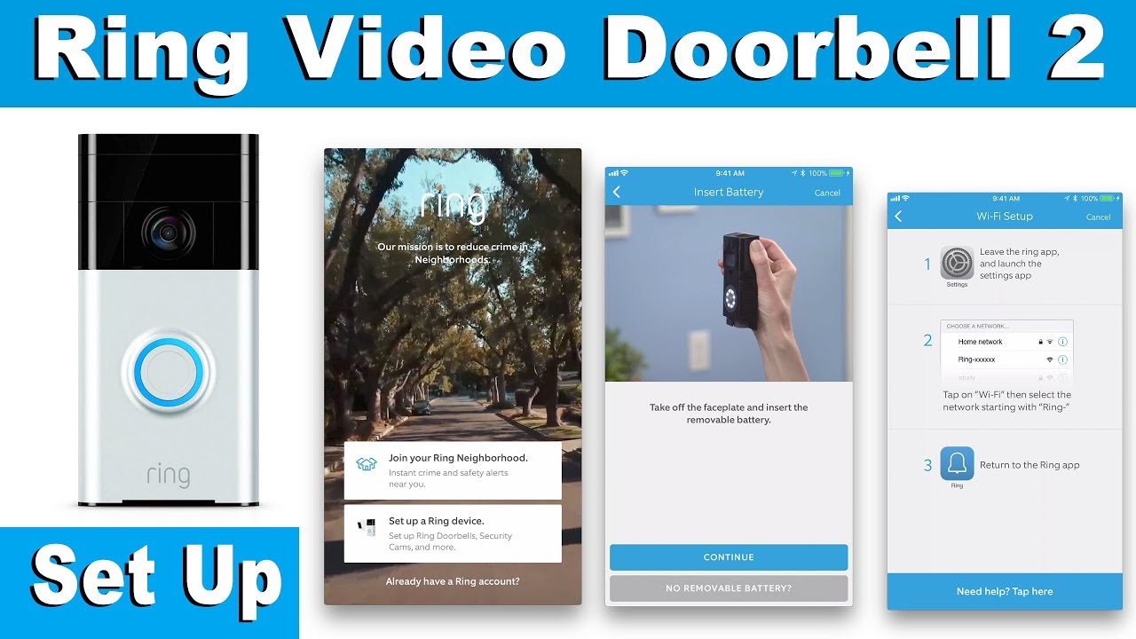 ring doorbell 2 login