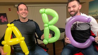 Learning the Alphabet with Balloon Animals | The Balloon Guys