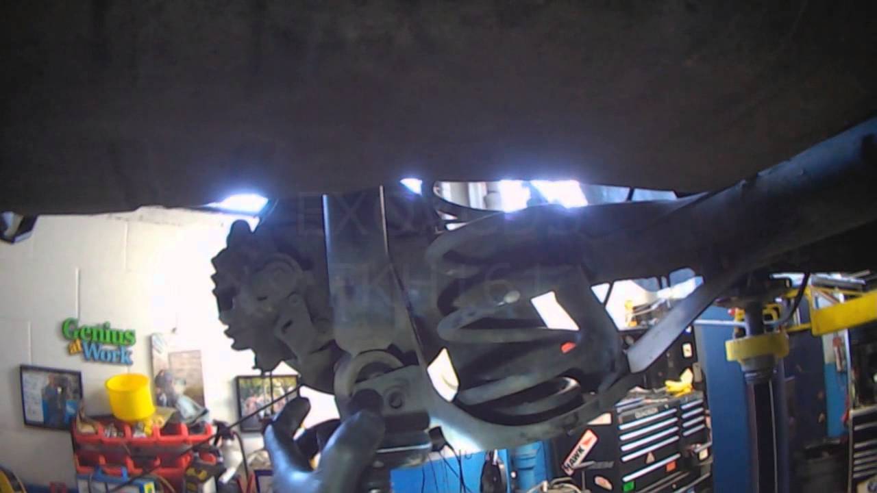 VW A4: Rear axle removal