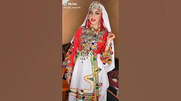ماشاء الله لباس الأمازيغي والألوان الجميلة أجمل لباس 