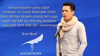 Story wa ariel noah kata kata bijak