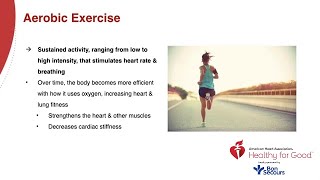 American Heart Association Webinar: Physical Activity