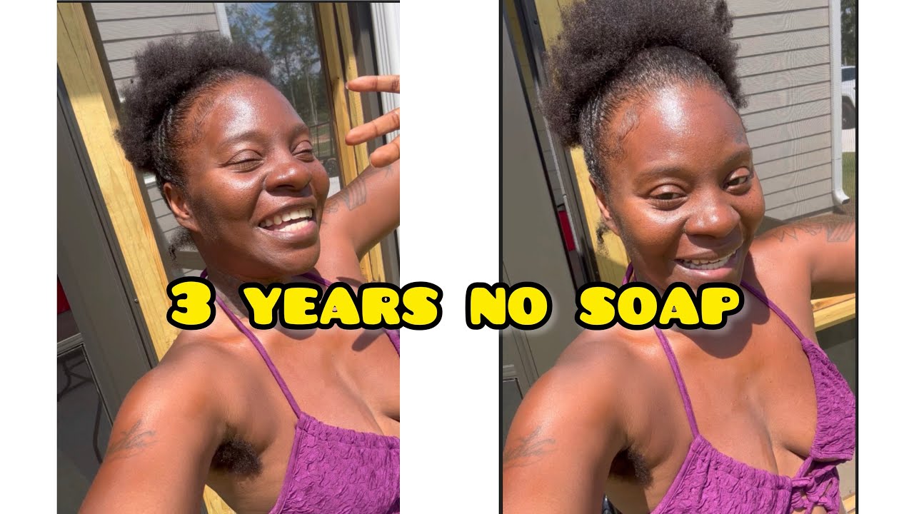 3 years no soap shower