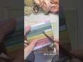 ASMR | Journal with me | 💚💚 | #asmr #scrapbook #shorts