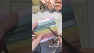 ASMR | Journal with me | 💚💚 | #asmr #scrapbook #shorts