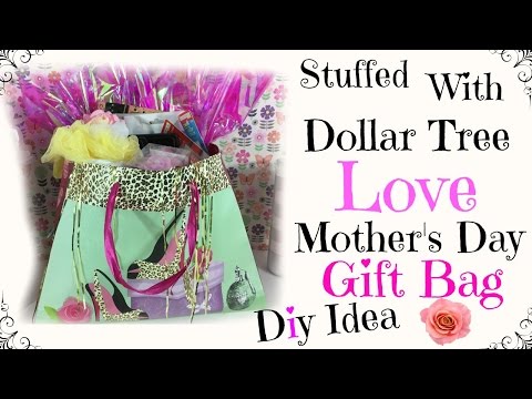 DIY DOLLAR TREE MOTHER'S DAY GIFT BAG