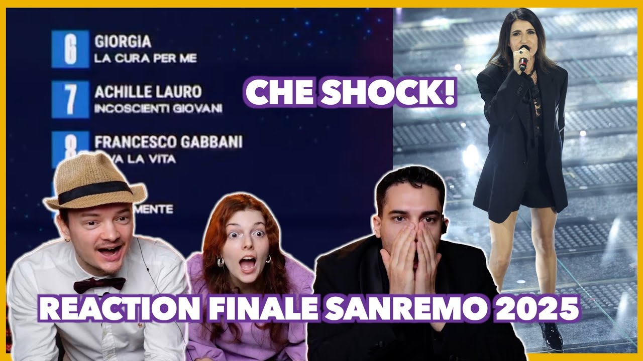 Vittoria Inaspettata! Reaction alla Finale di Sanremo 2025