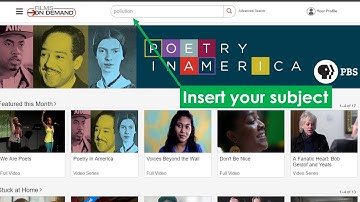 How to access and use Films on Demand.