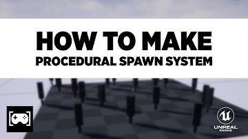 HOW TO MAKE A PROCEDURAL SPAWN ON GROUND SYSTEM | UE4