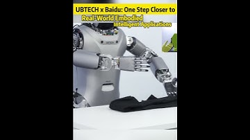 UBTECH x Baidu: One Step Closer to Real-World Embodied Intelligent Applications  #china #fyp