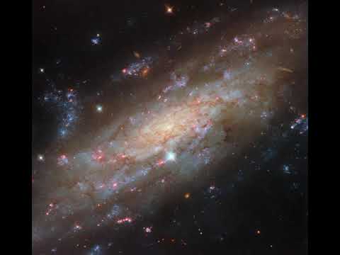 Хаббл розкрив космічну двійницю: галактика NGC 3137 зі спалахами зіркоутворення