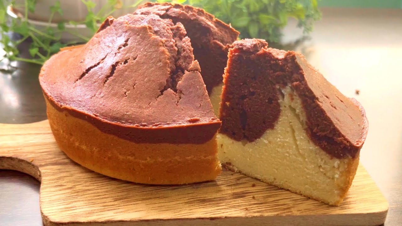 Double Delight Vanilla & Chocolate Layer Cake Recipe Two in One Cake