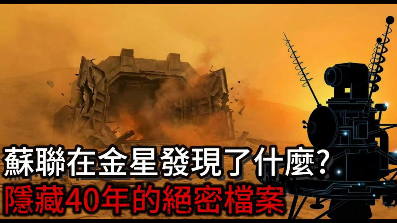 絕密檔案解封!蘇聯金星探測器拍到了「它」,克里姆林宮緊急封鎖真相|地下避難所真的存在?