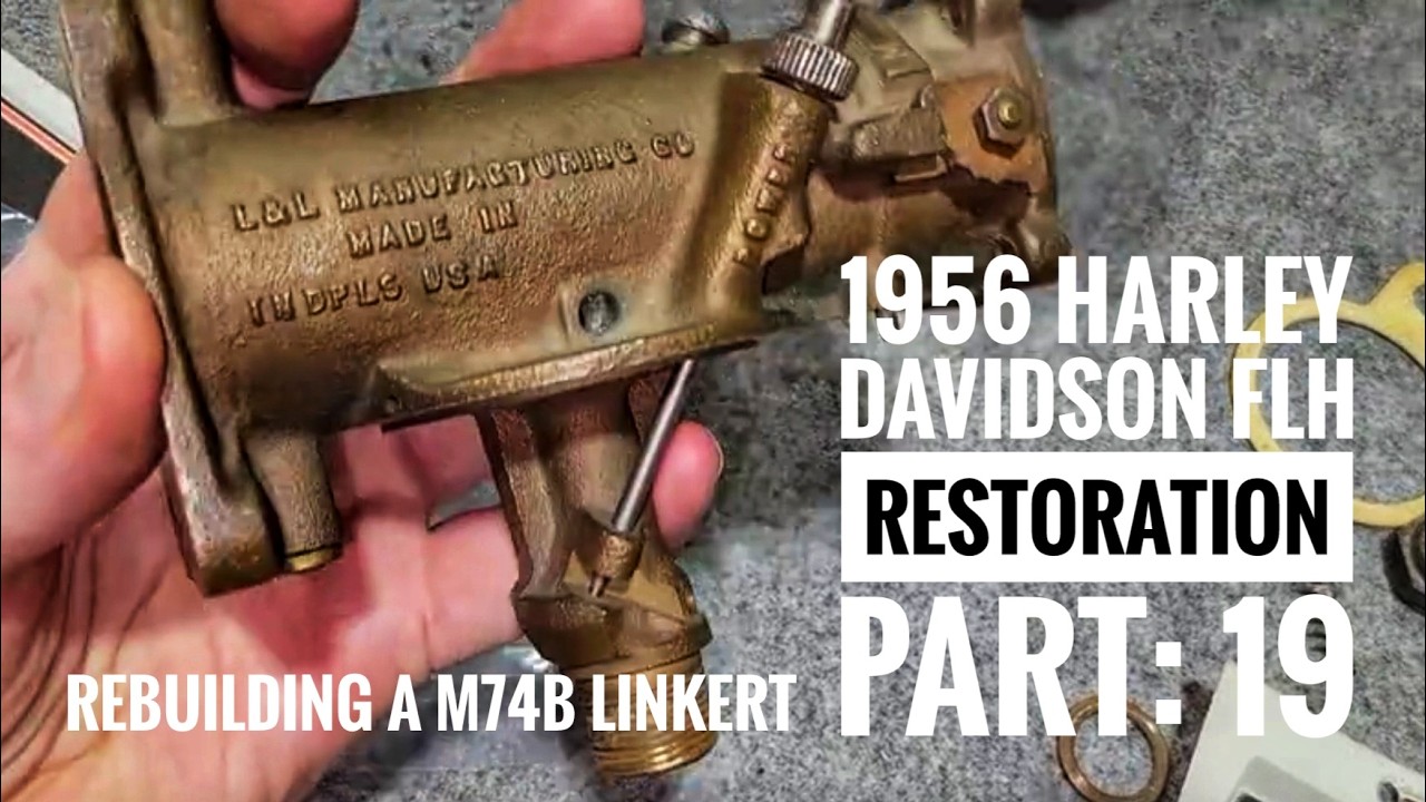 Реставрация мотоцикла Harley Davidson FLH 1956 года, часть 19: Восстановление двигателя M74B Link...