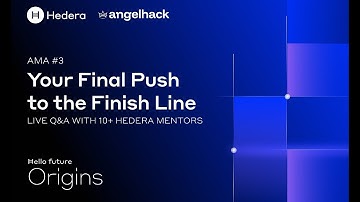 Hello Future Hackathon - AMA #3 | Chapter 1: Origins