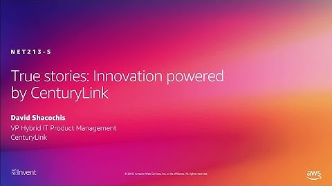 AWS re:Invent 2019: True stories: Digital business innovations on AWS (NET213-S)