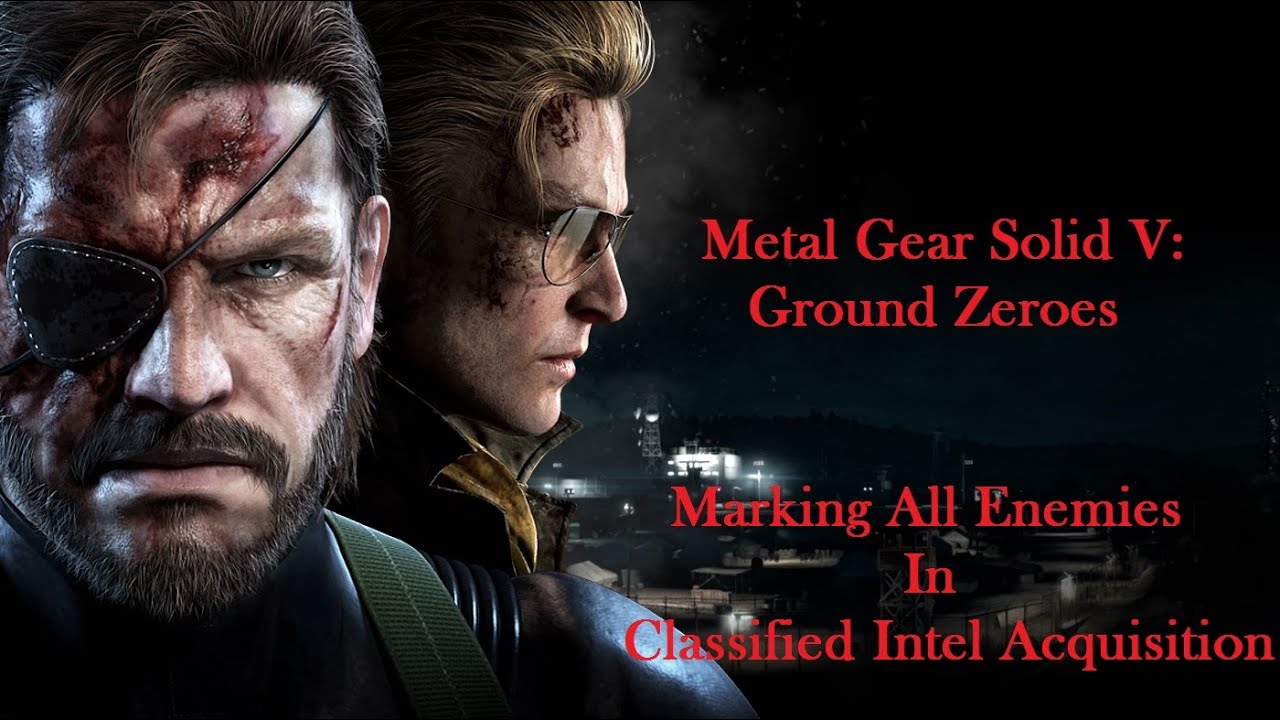 Metal Gear Solid V: Ground Zeroes Marking All Enemies In Classified Intel Acquisition