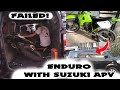 suzuki apv with enduro dirtbike cargo review fit or not