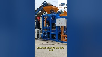 how to use the semi automatic block making machine qt4-24