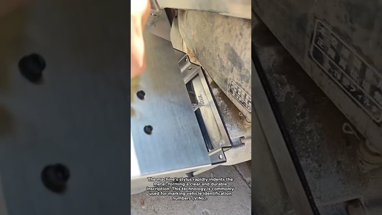 How Serial Numbers Are Etched On Vehicles