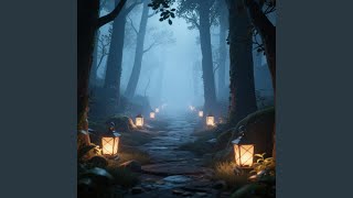 Foggy Lantern Path