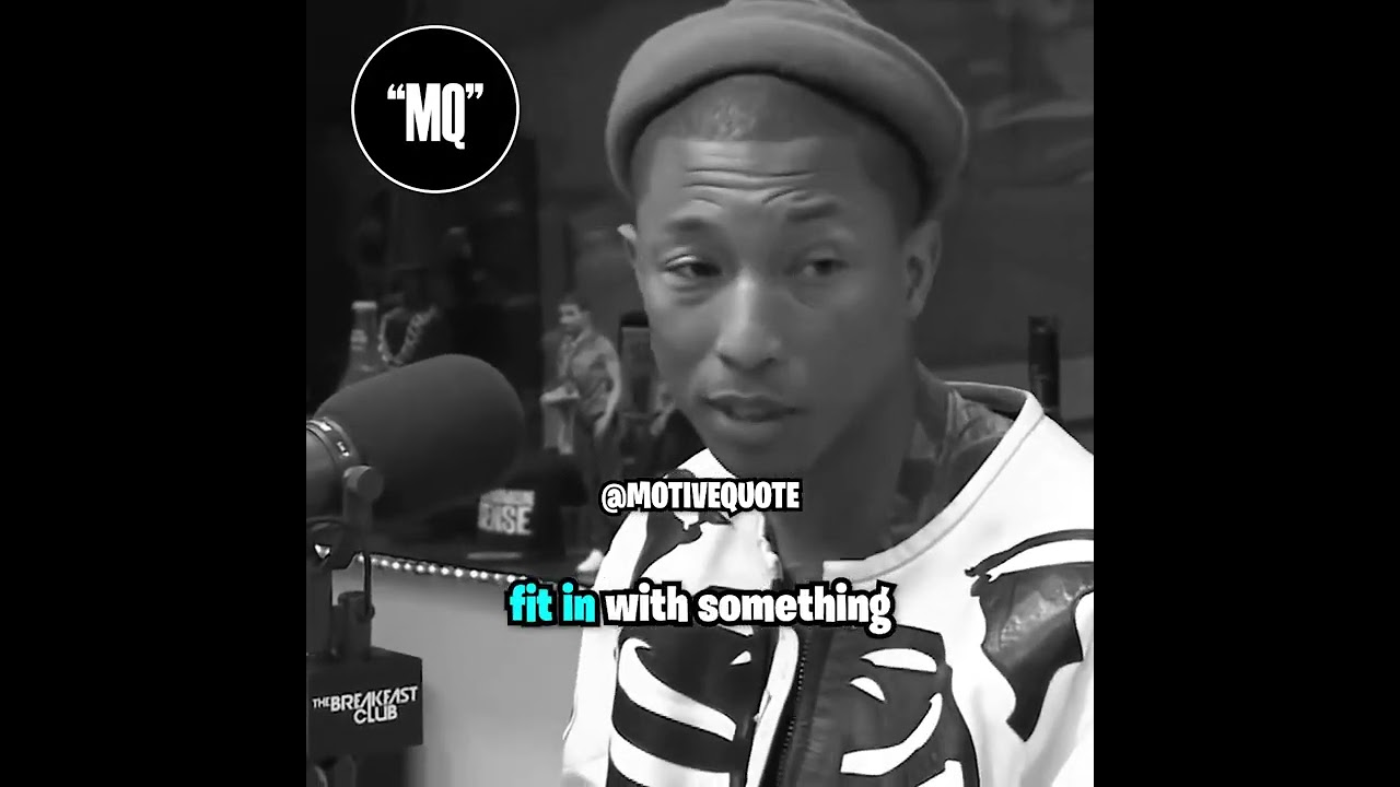You NEVER Have To Fit In! | Pharrell Williams Interview 