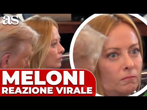 Video La REAZIONE VIRALE di MELONI quando il cancelliere tedesco MERZ cerca di fare la MORALE a TRUMP