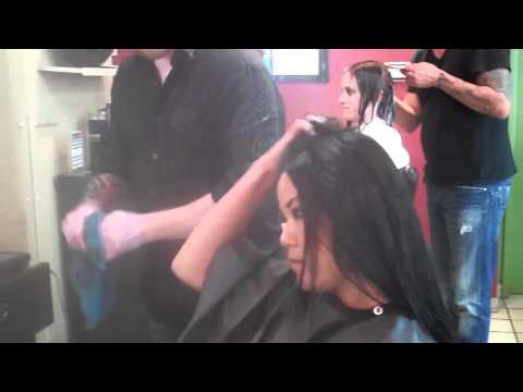 Stylist-Aaron Haskell Buford at Envy Salon in Long...