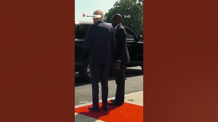 Rais Biden akimlaki mgeni wake Rais Ruto White House