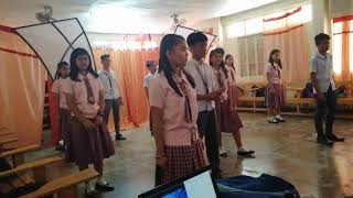 SCALI GRADE 9 - Saint James (Performance Task in English and Science) ONE ACT PLAY