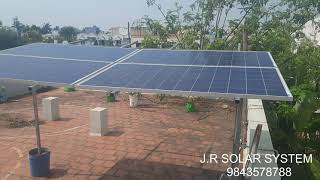 Waaree 335 W 24 V Solar Panel 1340 W On Grid System