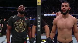 UFC 247 Jon Jones and Dominick Reyes Octagon Interview
