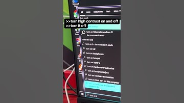 This is how to turn off high contrast on your gaming monitor! 📺💯