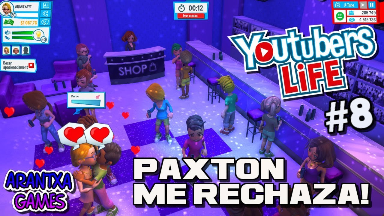 Pido Matrimonio A Paxton Y Me Rechaza Consigo 500000 Suscriptores En Youtubers Life - arantxa games roblox bloxburg