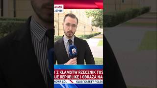 Spięcie Rzecznika Rządu Adama Szłapki z dziennikarzem Republiki