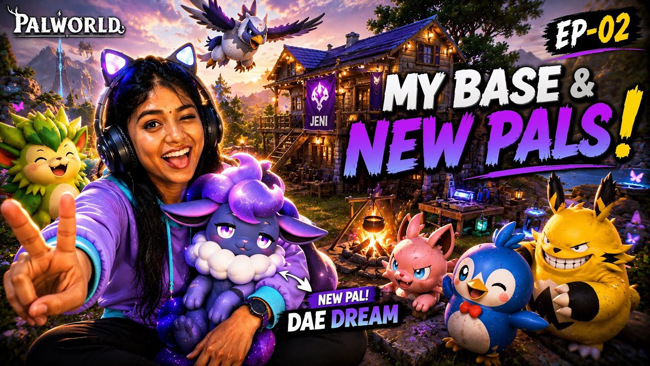New Base & New Pals | Palworld Tamil Gameplay EP-02!