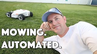 The Future Is HERE  Luba AWD Robot Lawn Mower