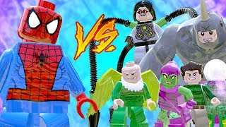 HOMEM ARANHA VS SEXTETO SINISTRO - LEGO Marvel Super Heroes | Briga de Heróis #165