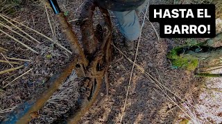 Enduro invernal sobre barro que parece jabón!