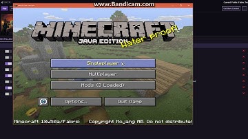 Fabric 1.14+ Snapshot/Release(18w50ainvideo) Twitch 