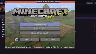 Fabric 1.14+ Snapshot/Release(18w50ainvideo) Twitch 'Unofficial' Install Tutorial (Van to Twitch)