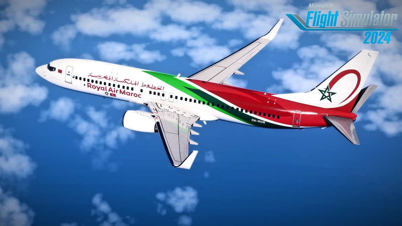 [FS24] 737-800 | Royal Air Maroc to the Canaries! | Casablanca - Gran Canaria | (GMMN-GCLP)