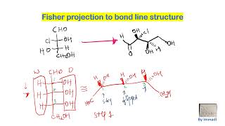 fisher projection to Bond line structure made easy-OChem