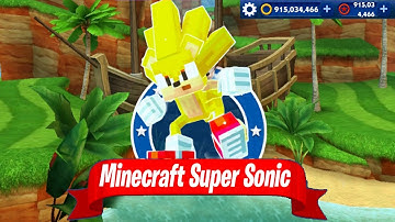 Sonic Dash - Minecraft Super Sonic New Character Coming Soon Update - All 125 Characters Unlocked
