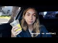 vlog: why matcha is better than coffee