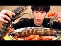 Mukbang SHRIMP 🦐40cm 초 대왕 킹새우VS타이거새우 먹방|찜,구이,튀김,라면| Real SOUND SOCIAL EATING [SIO ASMR 시오]