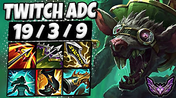 Twitch vs Kaisa ADC [ QuadraKill ] Korea Master Patch 25.17